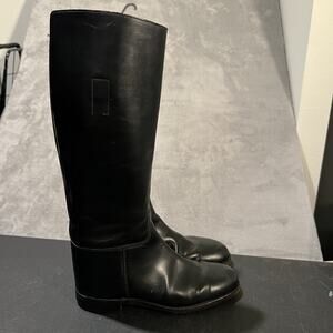 Marlborough English Riding Boots Womens UK 5 US 7 B Black Knee High Horse Equest